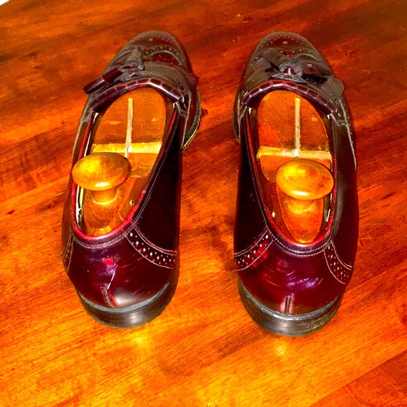 J & M Burgundy Optima Tassel Kiltie Loafer 10 D/B - Picture 4 of 10